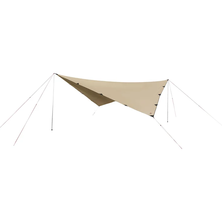 Robens Outback Tarp, 4 x 4 m, strapazierfähiges Zelt mit Abspannpunkten für stabilen Schutz vor Sonne und Regen, 3.80 kg