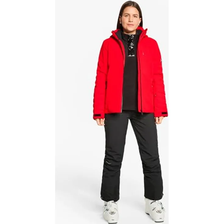 Ziener TOBINA-Z Skijacke Damen, hochfunktionell mit Aquashield®-Membran, rot, Größe 38 – Bild 5