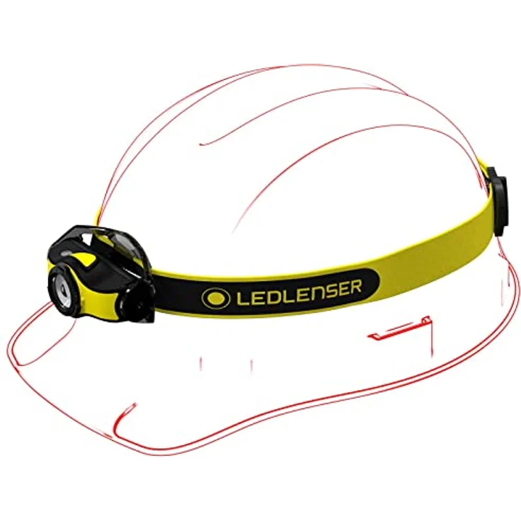 Ledlenser iH5, leichte Profi-Stirnlampe mit 200 lm Lichtleistung und 130 m Leuchtweite, abnehmbarer Lampenkopf – Bild 5