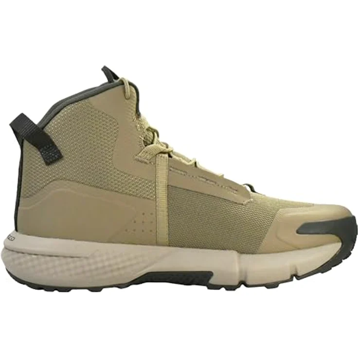 Under Armour Valsetz Mid, Herren Wanderschuhe, leichtes Obermaterial, Charged Cushioning® Dämpfung, Vibram XS Trek Sohle, Grün-Braun, Größe 44 – Bild 6