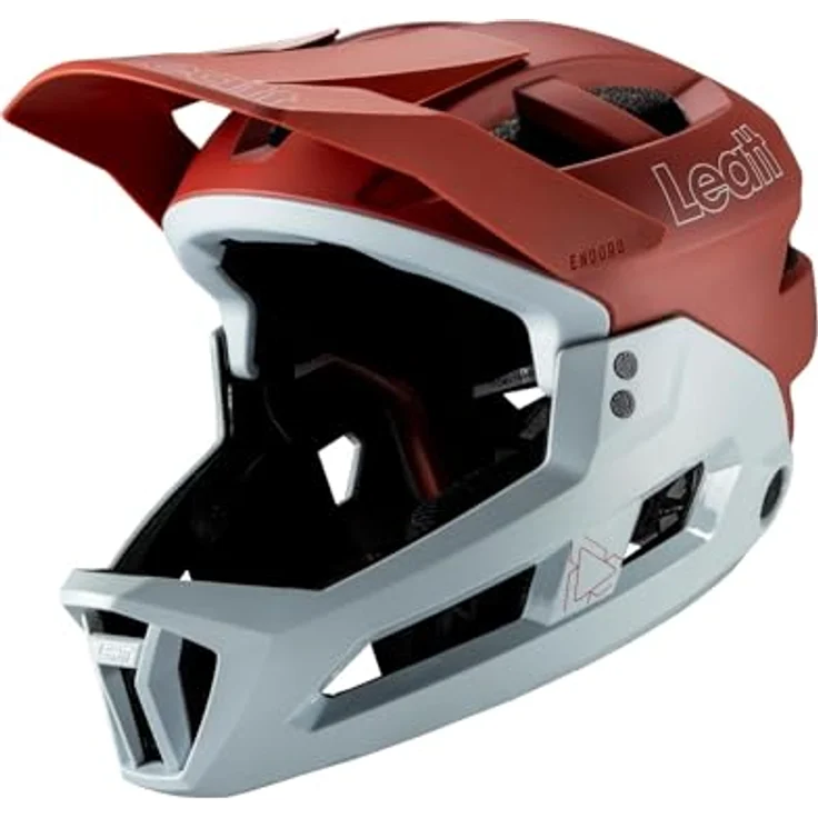 Leatt Enduro MTB-Helm 2.0, belüfteter Fahrradhelm für optimale Sicherheit und Komfort, rot, Größe M – Bild 1