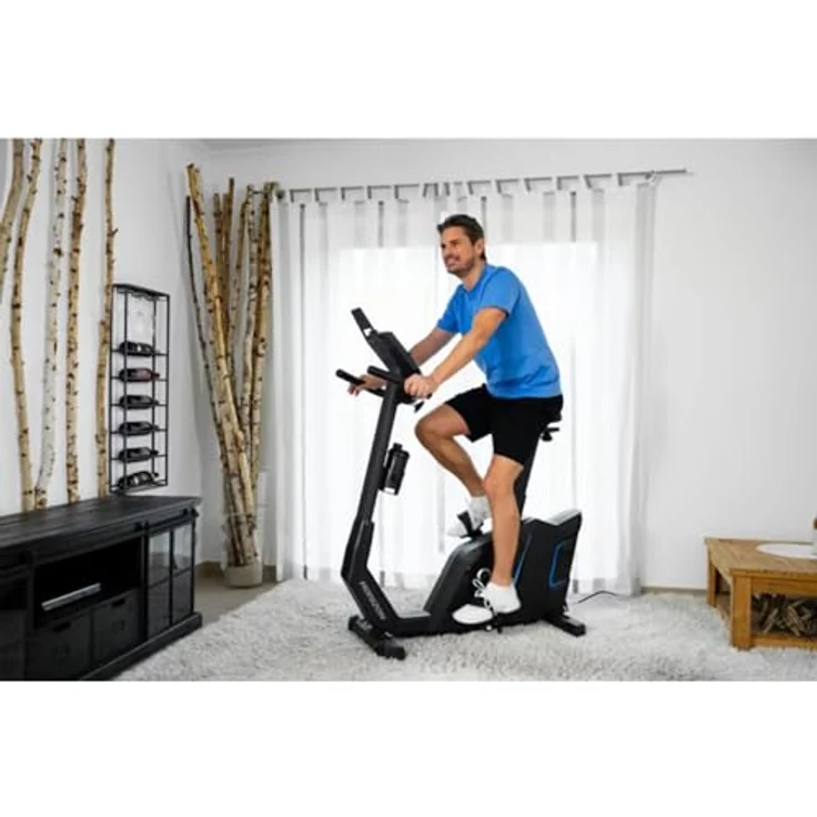 Horizon Fitness 5.0Ui Upright Bike, Ergometer mit elektronischem Widerstand, Bluetooth und verstellbarem Lenker – Bild 5
