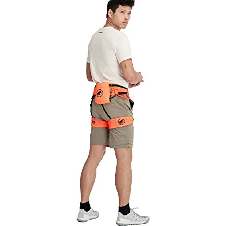 Mammut Sender Klettergurt, Safety orange, L, lasergeschnittenes Gewebe, 2 große Materialschlaufen, Indikatortechnologie – Bild 3