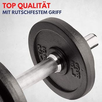 Best Sporting Vinyl Hanteln 0,5-1,5kg - Neopren Hanteln Mit Anti-Roll Griff