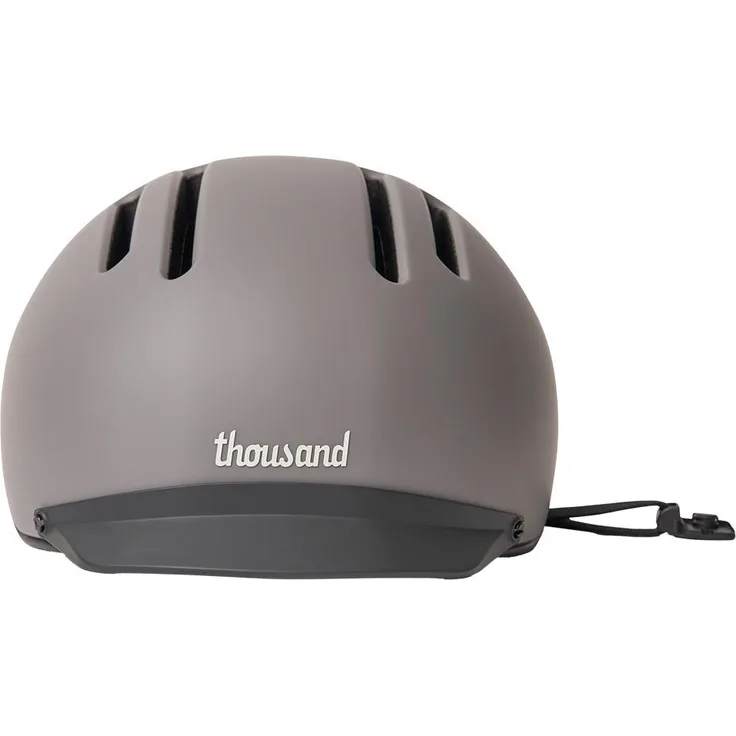 Thousand Chapter Urban Grey Fahrradhelm, MIPS System, S 54-57 cm, aktives Belüftungssystem, integriertes Magnetlicht
