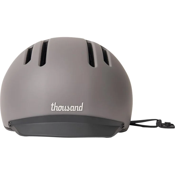 Thousand Chapter Urban Grey Fahrradhelm, MIPS System, S 54-57 cm, aktives Belüftungssystem, integriertes Magnetlicht