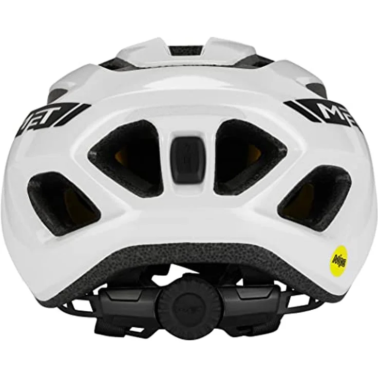 MET Miles MIPS Fahrradhelm, Weiß M-L, mit 360° Kopfband und 17 Belüftungsöffnungen für optimalen Komfort und Sicherheit beim E-Bike-Fahren – Bild 5