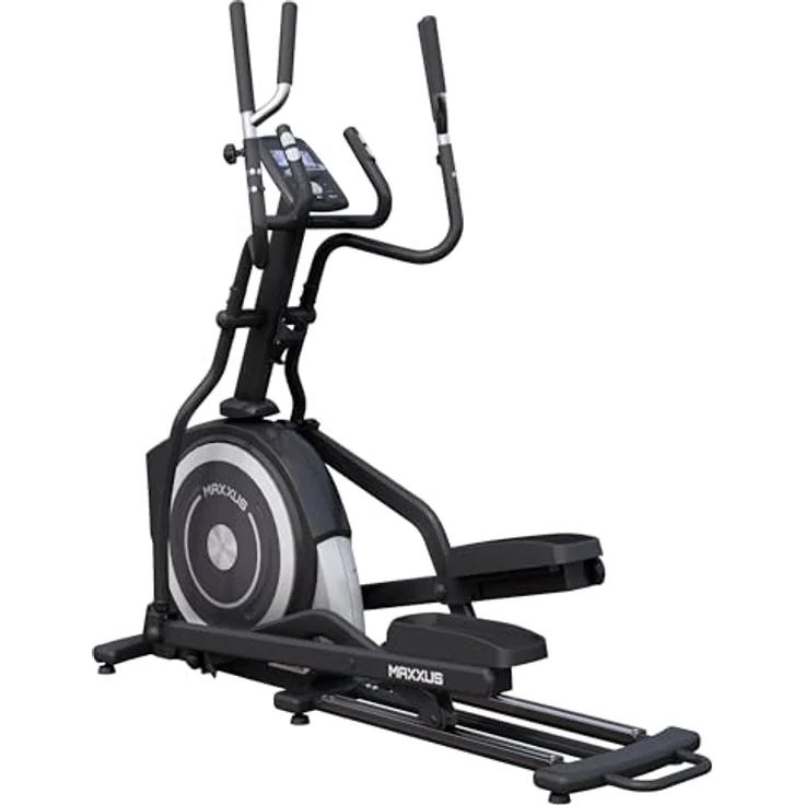 MAXXUS Crosstrainer CX 7.8 - Verstellbar, 26kg Schwungmasse, 12 Programme, 16 Widerstandsstufen, Magnetbremssystem, 180kg, Flaschenhalter, Handpulssensoren - Ellipsentrainer für Zuhause, Heimtrainer – Bild 1