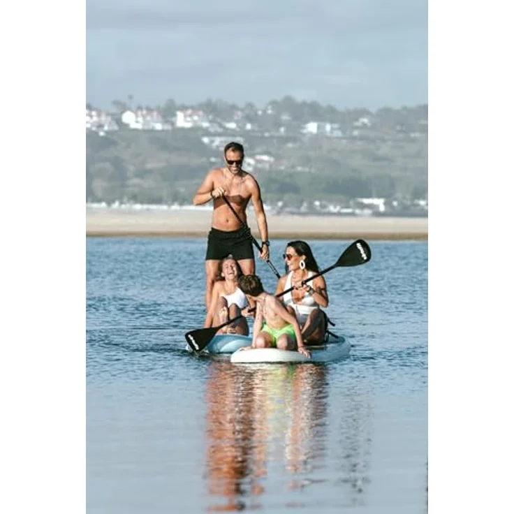 VirtuFit Supboard Cruiser 305, aufblasbares Stand-Up-Paddle-Board mit Kajak-Sitz, schwarz, 180 kg Tragfähigkeit, inklusive Paddel und Tragetasche – Bild 4