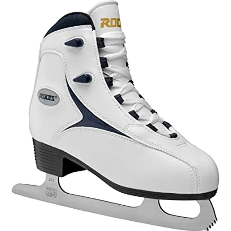 Roces Rfg 1 Damen Schlittschuhe, anatomische Polsterung, Karbonstahl-Schiene, Weiß, 38 EU