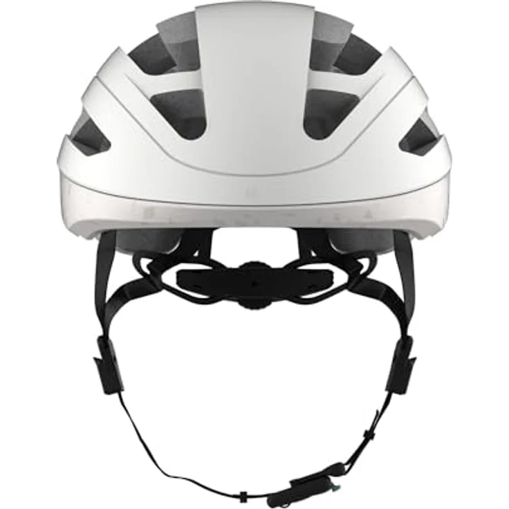 CRNK Angler Fahrradhelm, Ultraleichter Rennrad & E-Bike Helm für Damen & Herren, Aerodynamisch, Stoßabsorbierend, Belüftet, Magnetverschluss, Memory-Foam-Polster, Weiß, Größe L – Bild 3