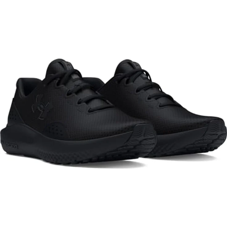 Under Armour UA Charged Surge 4, Herren Laufschuhe mit hoher Dämpfung, schwarz, Größe 47 – Bild 4