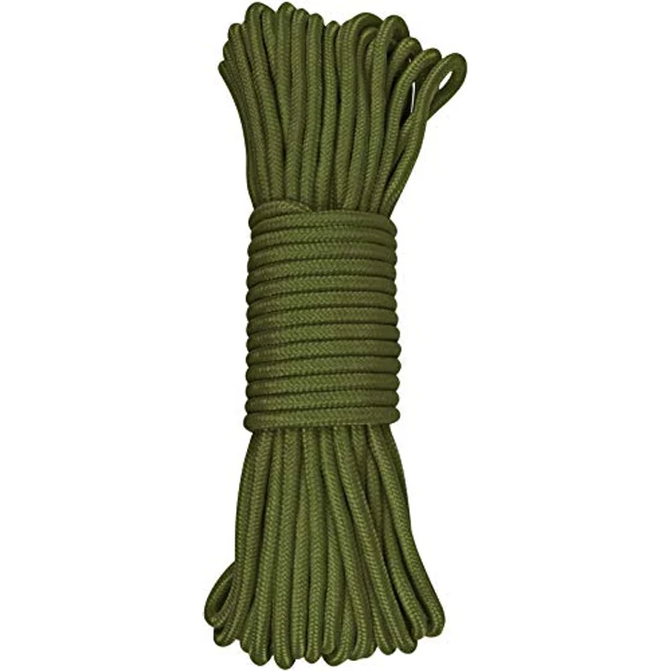 normani Polypropylen-Seil, belastbar bis 250 kg, 5mm/15m, oliv, abriebfest und wasserabweisend