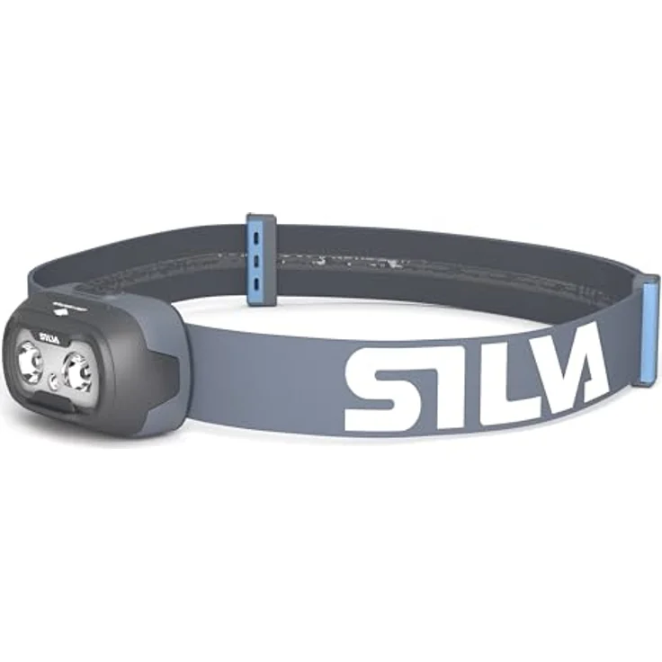 Silva Seek 450, Wiederaufladbare LED Stirnlampe mit 450 Lumen, 3 Helligkeitsstufen, Weiß & Rotlicht, IPX5 wasserfest, mit Akkustandsanzeige – Bild 1