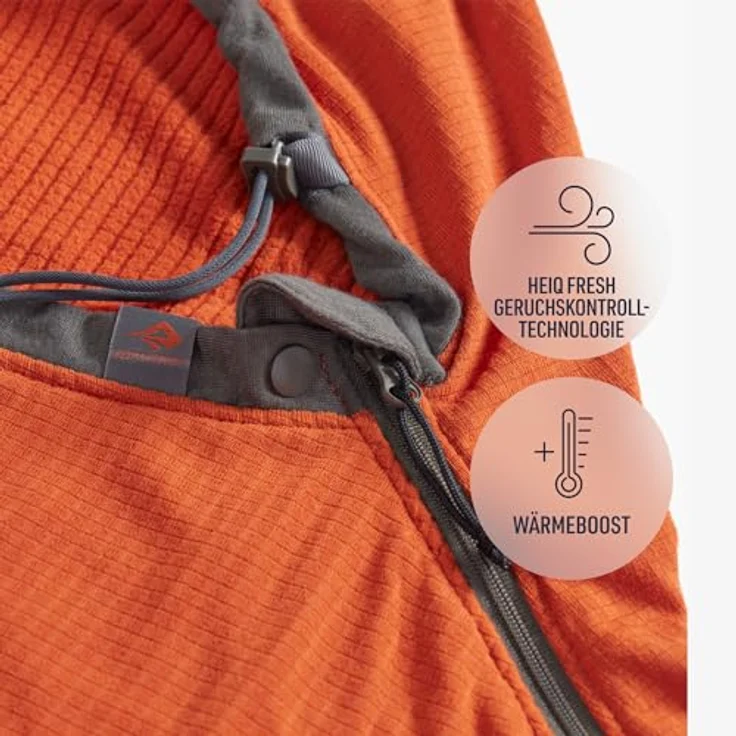 Sea to Summit Reactor Extreme Schlafsack-Liner, Compact Mummy mit Kordelzug, Thermolite für Thermo-Boost, Ultra-Sil Packsack, orange, 342g – Bild 4