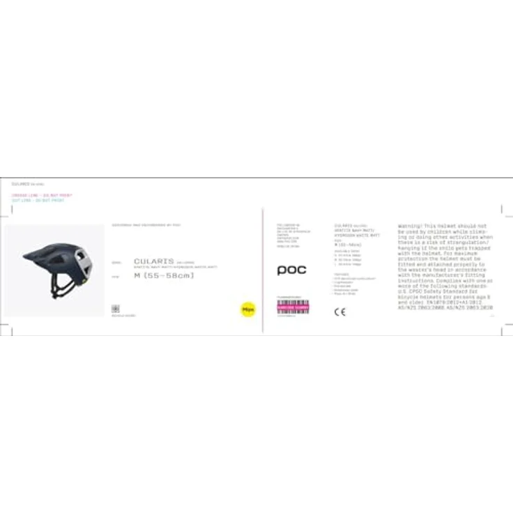 POC Cularis MIPS, Ultraleichter Trail- und XC-MTB-Helm mit MIPS Air Node, Breakaway-Visier, 360° Passform und Fidlock®-Magnetverschluss – Bild 5
