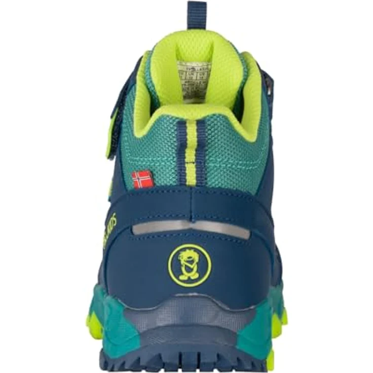 TROLLKIDS Kids Tronfjell Hiker Mid Wanderschuh, knöchelhoch, wasserdicht, Schnellschnürung mit Klettriegel, reflektierendes Element – Bild 5