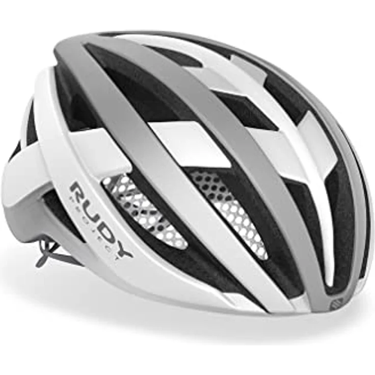 Rudy Project Venger Road Kit White / Silver Matte M, Leichter Rennradhelm mit optimaler Belüftung und reflektierenden Elementen – Bild 1