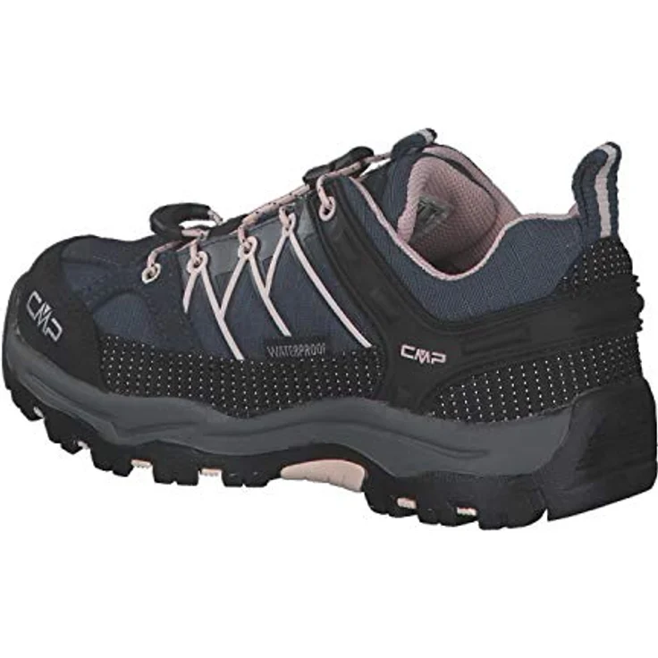 CMP Rigel Low WP, wasserdichter Mädchen Wanderschuh für Trekking, Größe 31, navyblau/rose – Bild 3