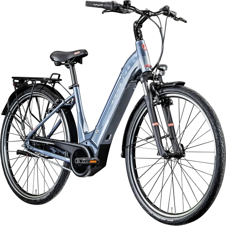Zündapp Z909 E Bike Damenfahrrad 28 Zoll Bosch Pedelec, 7 Gänge, schwarz