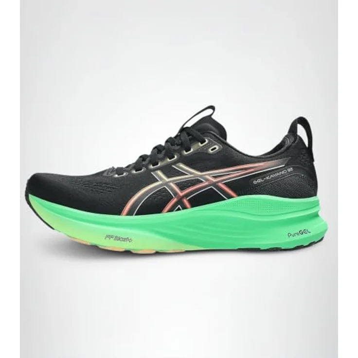Asics GEL-KAYANO 32, Herren Laufschuhe mit hoher Dämpfung und atmungsaktivem Obermaterial, schwarz – Bild 9