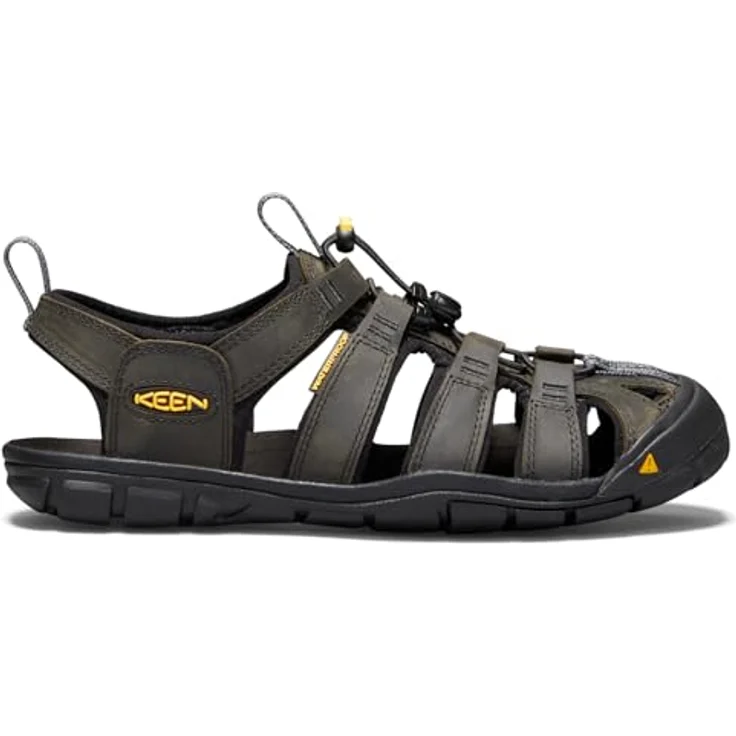 KEEN Clearwater Leather CNX Wanderschuhe für Herren, Schwarz, Leder, Gummi, Größe EUR 43 – Bild 3