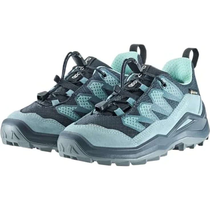 Lowa Maddox Pro GTX Lo Jr, Multifunktions-Wanderschuhe mit GORE-TEX, Schnellschnürsystem, Farbe navy-eisblau, Größe 35 – Bild 6