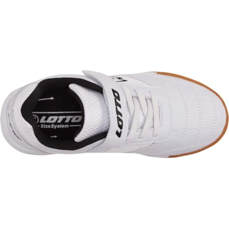 Lotto WHIZZER K Kinder Low Top Sneaker 2600120K, Laufschuhe mit Reax Dämpfung, Weiss/Schwarz, Schuhgröße 31 EU – Bild 5