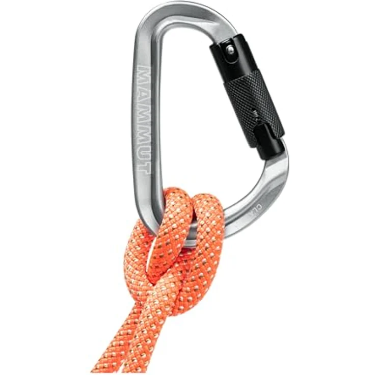 Mammut Classic HMS Twistlock Plus Karabiner, Bruchfestigkeit 25 kN, ideal für Klettern, Einheitsgröße – Bild 3
