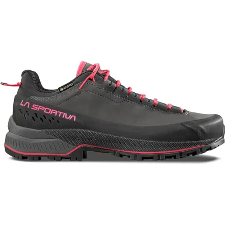 La Sportiva TX5 Evo Woman GTX, robuster Damen-Bergschuh für Geröll und Klettersteige, Größe 6.5 UK / 40, Farbe G00P19-Carbon/Azalea – Bild 1