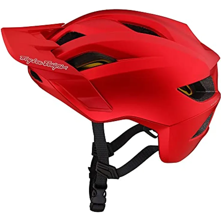 Troy Lee Designs Flowline Mips Downhillhelm Rot XL-2XL - Velohelm mit innovativem Mips System, in XL-2XL (60 - 63 cm)
