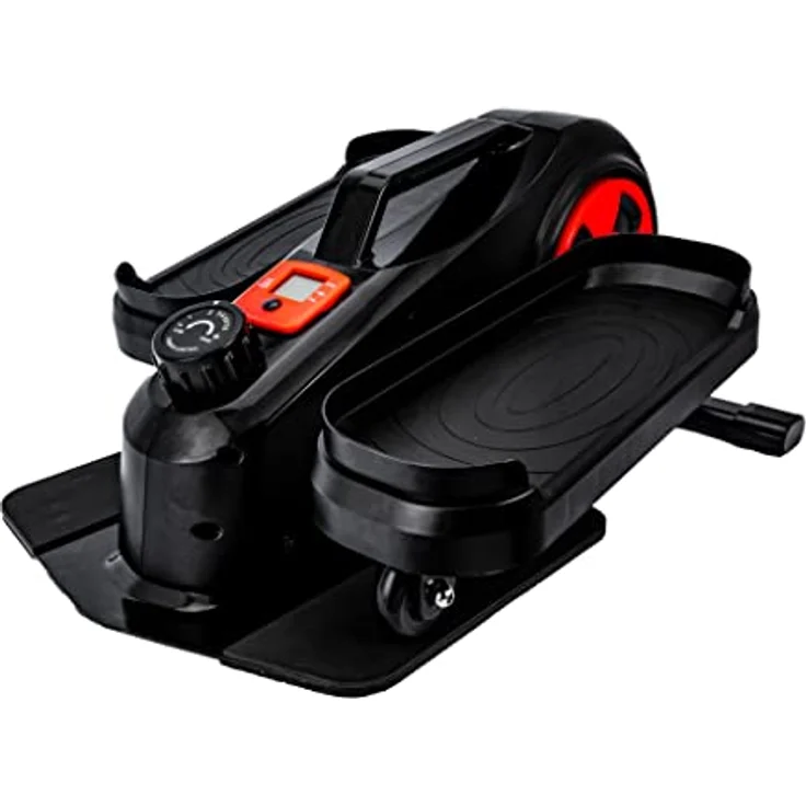 Ultrasport Mini Crosstrainer, effektiver Beintrainer mit abnehmbarem Trainingscomputer, kompakter Heimtrainer für Home Office, Büro, Senioren etc., 8 Schwierigkeitsstufen – Bild 1