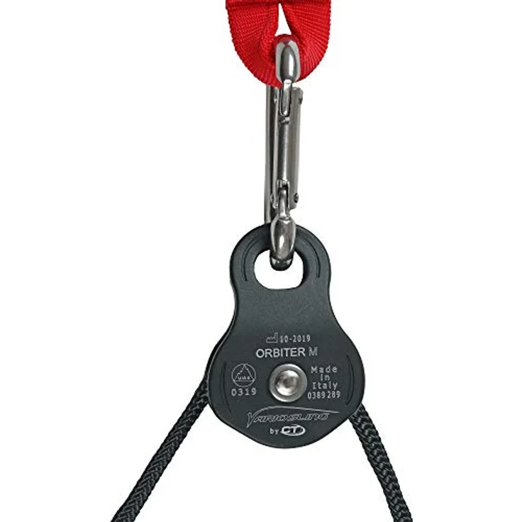 Variosling® Sling Trainer mit Umlenkrolle mit Griffschlaufen inkl. 2X Schlingentrainer DVD, Türanker, Poster Made IN Germany (Rotate) – Bild 3