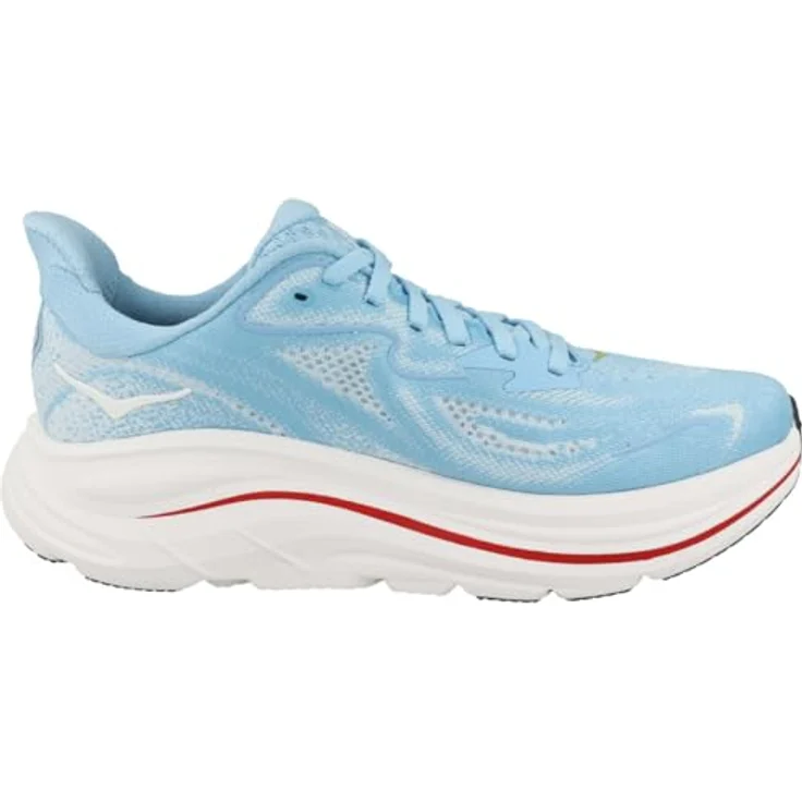 Hoka One One W Clifton 10, Leichte Laufschuhe mit EVA-Zwischensohle, Soaring Blue / Frost, Größe 42 – Bild 3