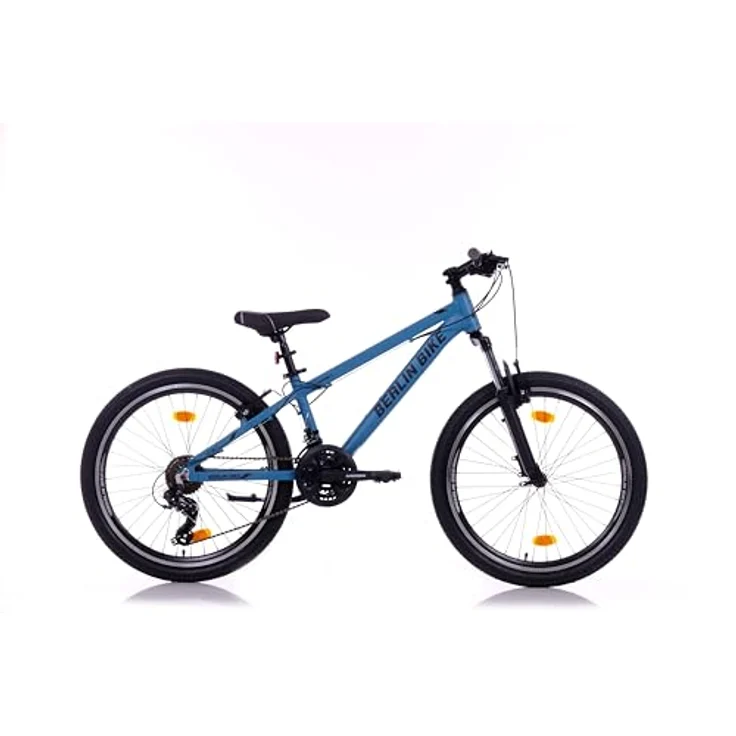 BERLIN BIKE MTB1, Mountainbike 24 Zoll für Kinder mit Shimano 21-Gang-Schaltung, blau – Bild 2