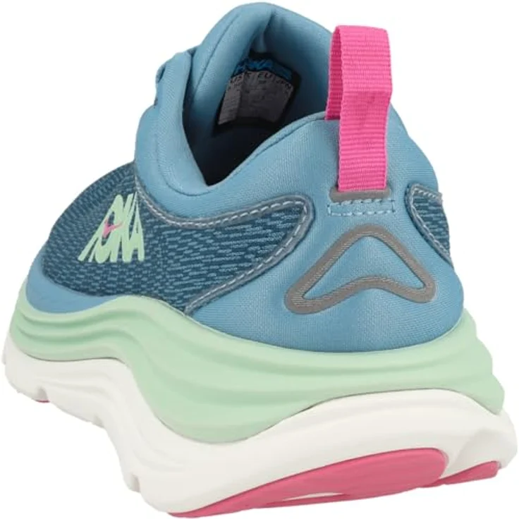 Hoka Gaviota 5, Damen Laufschuhe mit Active Foot Frame-Technologie und atmungsaktivem Jacquard-Obermaterial, Blau, 40 2/3 – Bild 6
