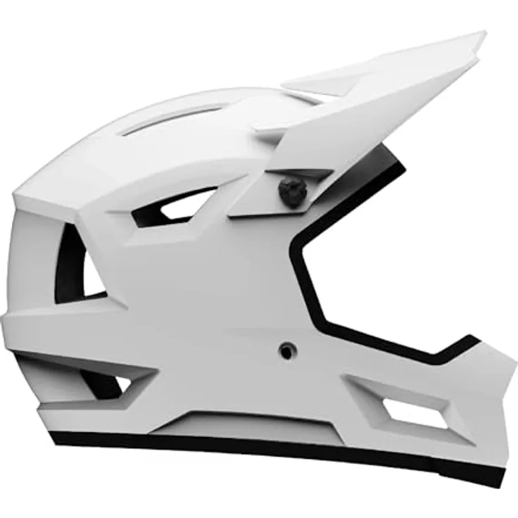 Bell Sanction 2, Downhillhelm mit DH Air-Polsterung und 14 Belüftungsöffnungen, Weiß M