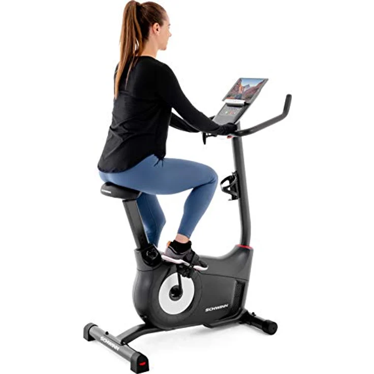 Schwinn 510U, Heimtrainer Unisex-Erwachsene, Schwarz/Rot, Einheitsgröße – Bild 2