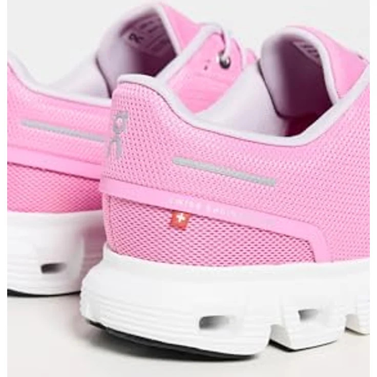 ON Running Cloud 6, Damen Laufschuhe mit CloudTec®-Dämpfung, pink-weiß, EU 37 US 6 – Bild 3
