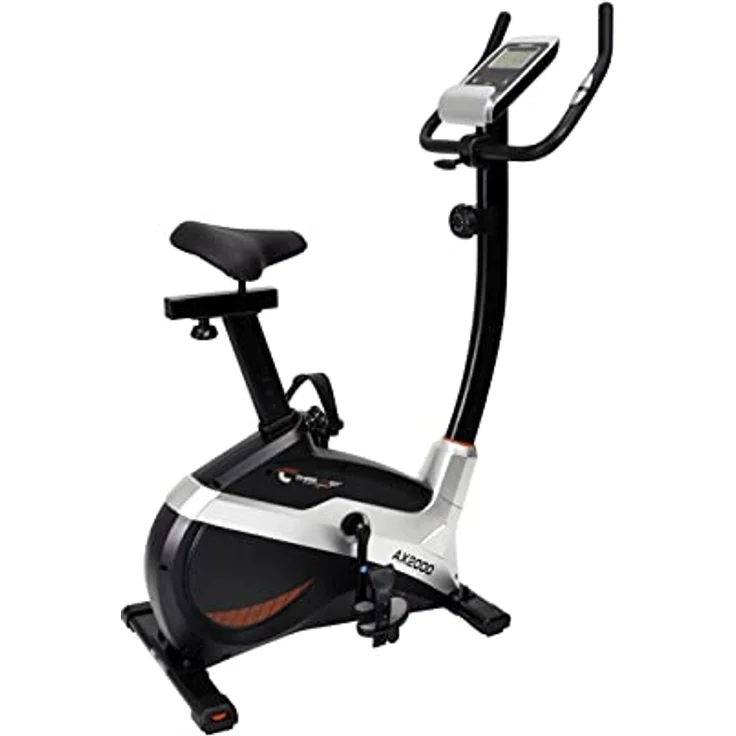 Christopeit Sport Ergometer Heimtrainer AX 2000-10-Stufig, bis 150kg Gewicht und 195cm Größe - 8kg Magnet-Bremssystem – Bild 2