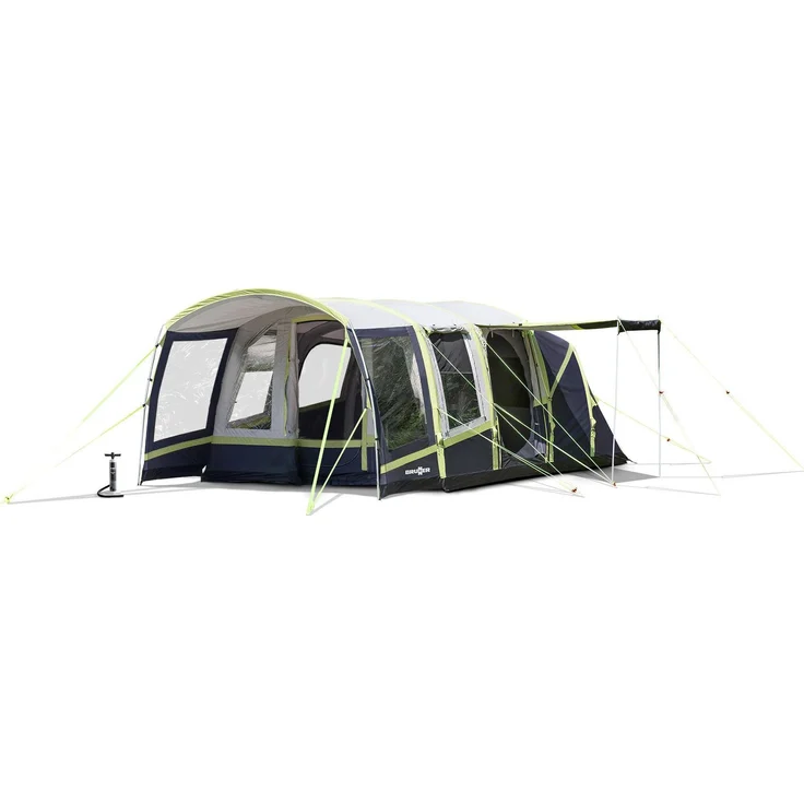Brunner Pure 4 A.I.R. Tech Authentic, Tunnelzelt für 4 Personen, Polycotton-Gewebe, große Vorzeltfläche, 37.60 kg