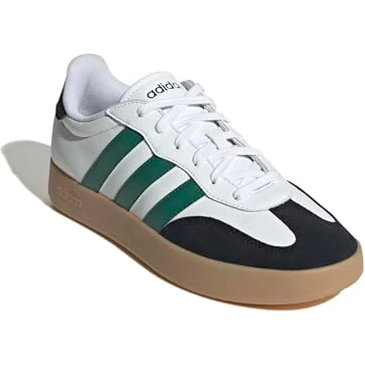 Adidas BarredaJR1323 Herren Turnschuhe Weiß, Synthetik- und Wildleder-Obermaterial, Gummi-Cupsohle, reguläre Passform – Bild 3