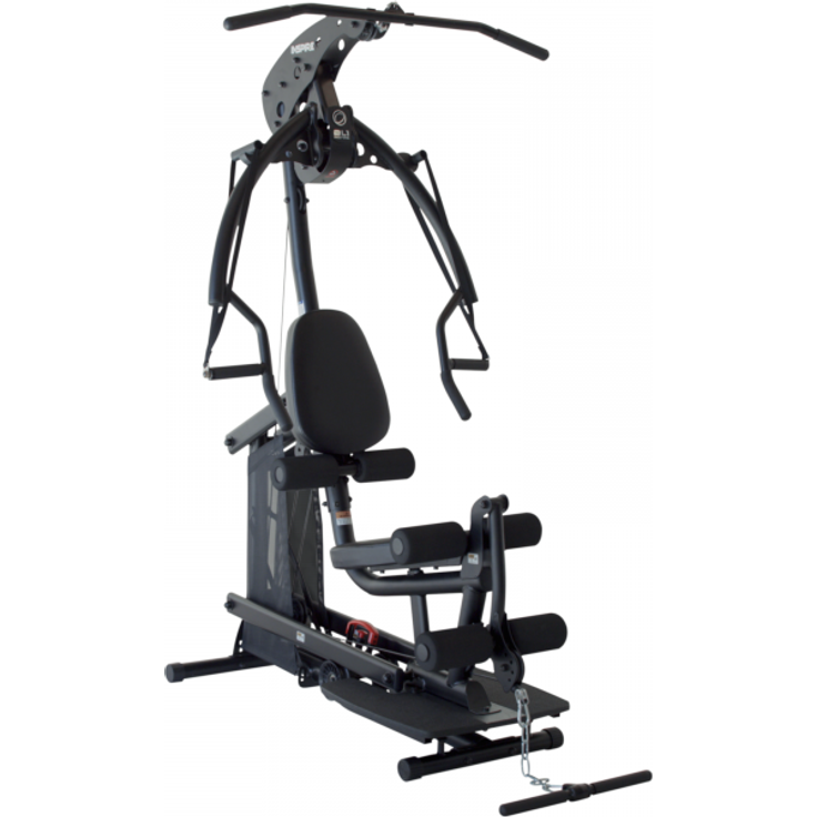 Inspire Kraftstation BL1 Body Lift, einzigartige Kraftstation mit Body Lift Mechanismus, pulverbeschichteter Rahmen, in Schwarz