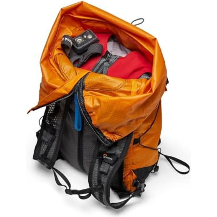 Lowepro RunAbout Rucksack 18L II, Ultraleichter Fotorucksack, Trekkingrucksack, Orange – Bild 4