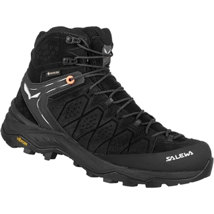 Salewa Alp Trainer 2 Mid GTX, Damen Wanderschuhe mit Gore-Tex, Größe 39, Schwarz – Bild 4