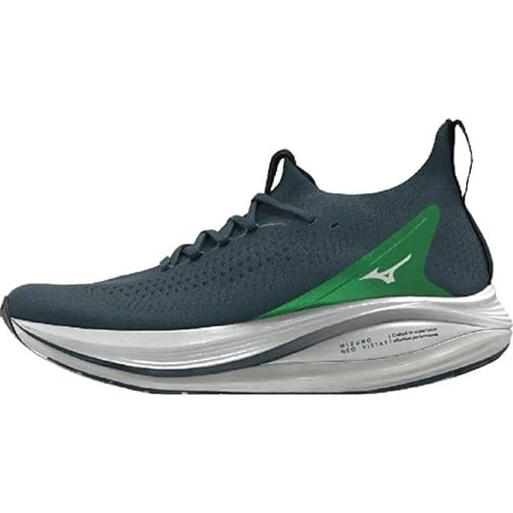 Mizuno NEO VISTA 2, Herren Laufschuhe mit optimaler Dämpfung, atembaren Materialien und stabiler Sohle, Farbe: Dunkelgrün, Schuhgröße: 42.5 – Bild 2