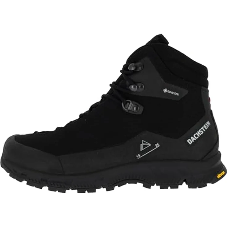 Dachstein Similaun GTX Herren Wanderschuhe, Midcut, Wasserdicht, VIBRAM-Aussensohle, Komfortpassform, Schwarz, Größe 42 – Bild 2