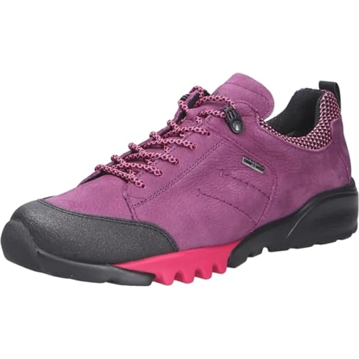 Waldläufer H-Amiata, Damen Outdoorschuhe in lila, Größe 5, Leder, Schnürer, 3 cm Absatzhöhe – Bild 1