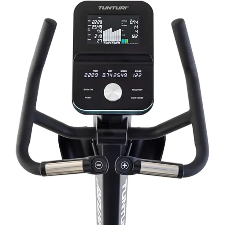 Tunturi Platinum UB30 Heimtrainer - Ergometer mit 48 Widerstandsstufen, integrierte Herzfrequenzsensoren - Niedriger Einstieg, anpassbar – Bild 3