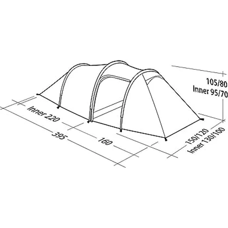 Robens Trail Tarp, 3 x 3 m, leicht und vielseitig einsetzbar für 2 Personen, 3.40 kg – Bild 7